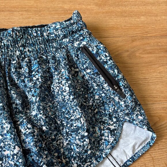 Lululemon Athletic Tracker Short V Seawheeze Multi Women’s Size 8 - Picture 3 of 9